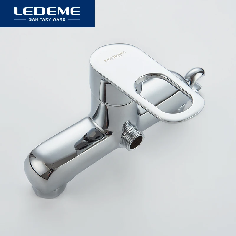 Billige LEDEME Bidet Armaturen Bad Wasserhahn Bidet Wc Sprayer Bidet Washer Mixer Dusche Bidet Doppel Schalter Heißen und Kalten Wasser L5249