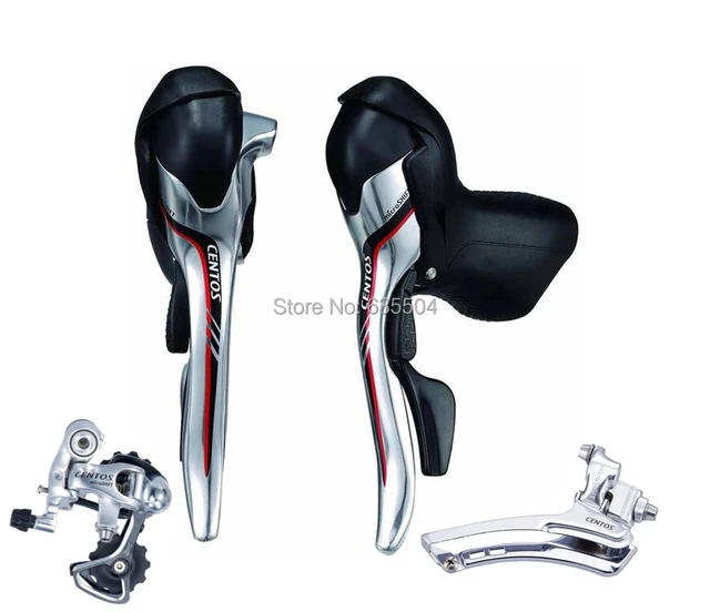 Best price at $162 Cheap Free Shipping microSHIFT SB-R402E Shifters CENTOS (2X10S) Speed Double Group Derailleur Road Bicycle Compatible for Shimano Sram