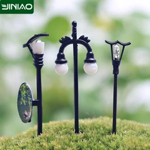 Ho Garden Lamppost Model Streets Lamp Modelmaking Single-head LED Lights Model Toys Railway Street Lighting 3V