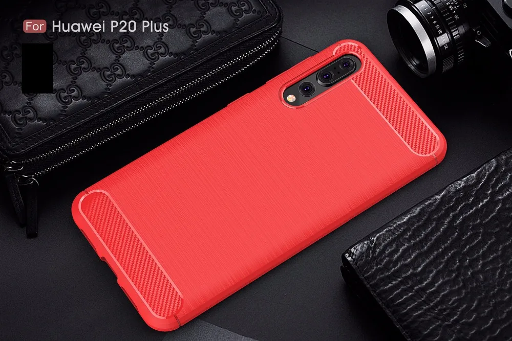New Case For Huawei P20 Mobile Shell Silicone Drop Carbon Fiber TPU Soft Case For P10lite Youth Edition P10 P20pro Cover         (8)_