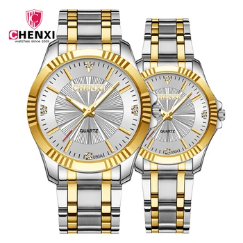 

New Fashion Casual lovers Watch 2019 Mens Watches Top Brand Luxury Quartz Couple Watch Women Clock Ladies Dress Wristwatch