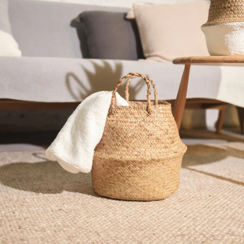 الأعشاب البحرية القش سلة الروطان طوي إناء تعليق الزهور الغراس المنسوجة القذرة سلة الغسيل سلة التخزين المنزل ديكور الاحجام الأعشاب البحرية القش سلة الروطان طوي إناء تعليق الزهور الغراس المنسوجة القذرة سلة الغسيل سلة التخزين المنزل ديكور الاحجام