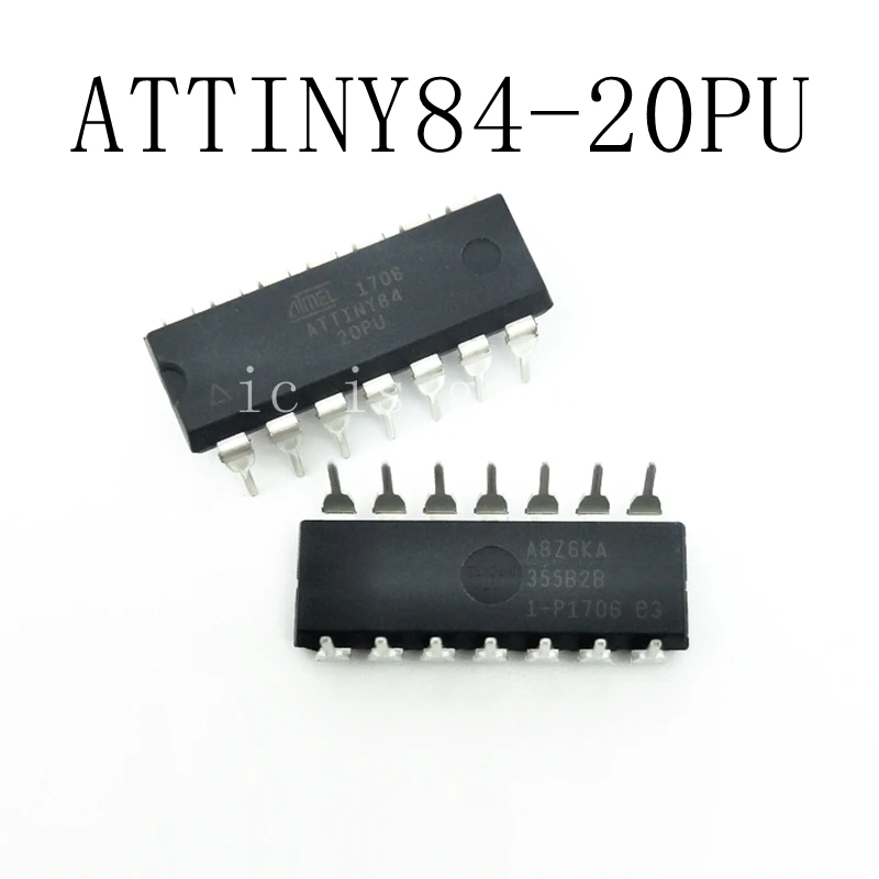 

5PCS 10PCS 20PCS ATTINY84-20PU ATTINY84 MCU 8BIT 8KB FLASH 14-DIP new and original