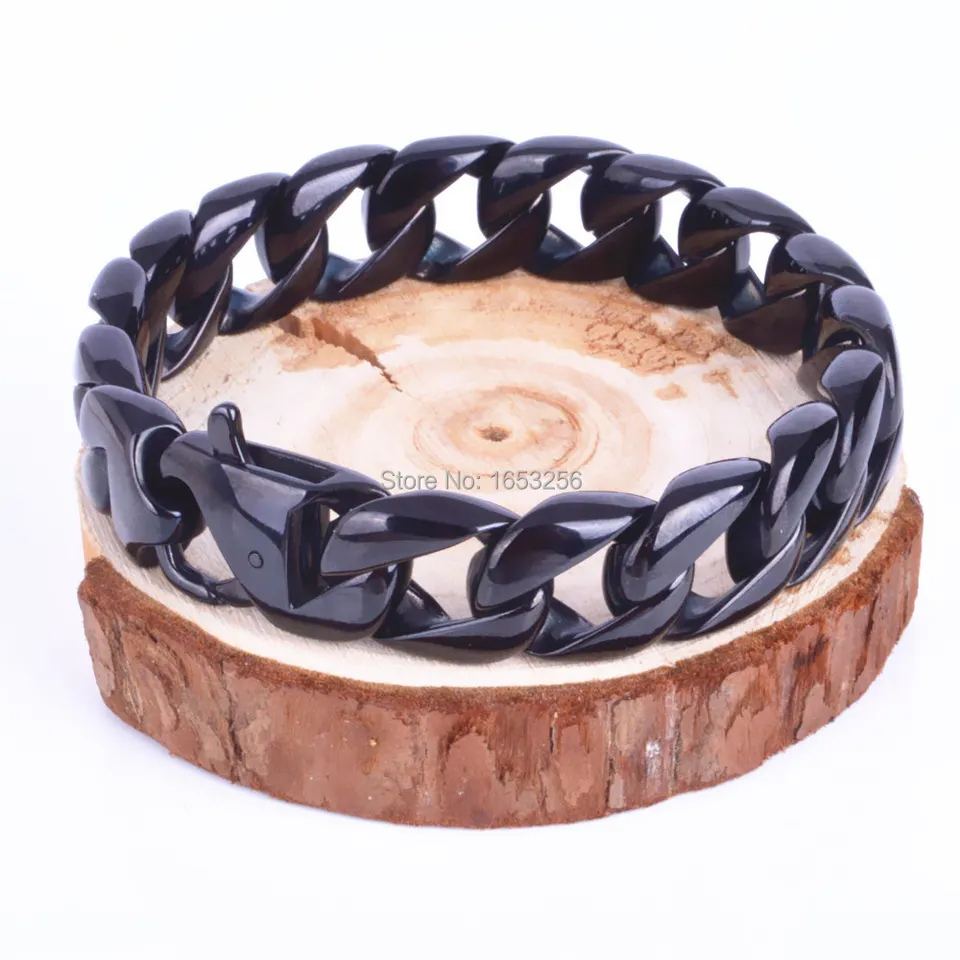 Bracciale A Catena Nera Per Motociclisti, Uomini E Motociclisti - Foto 11