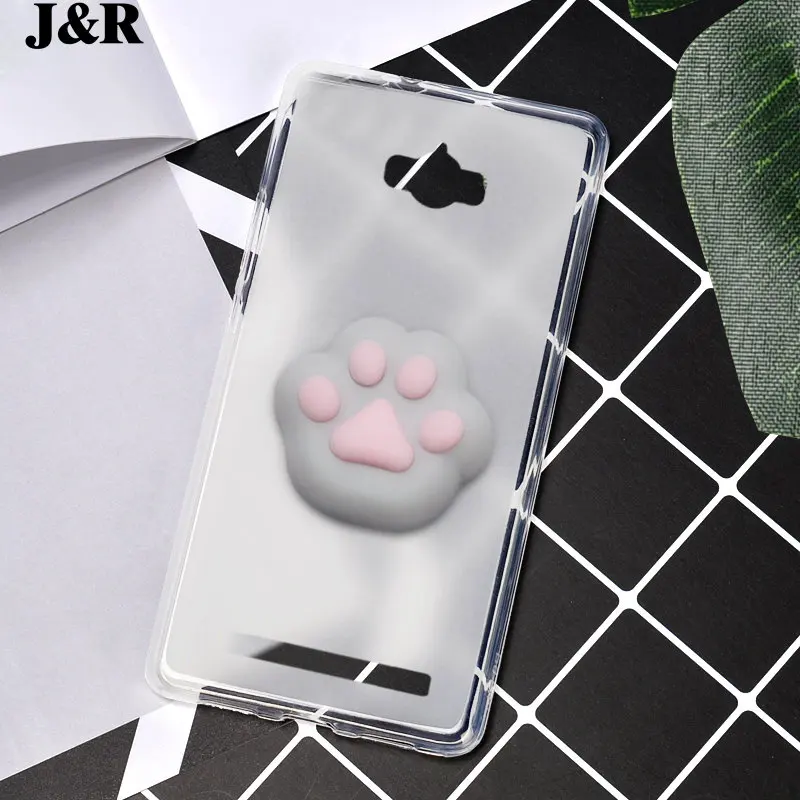 Case For ASUS Zenfone MAX Z010D ZC550KL Z010DA Cover Silicone Soft TPU Cases Animal Cute Cat Claw Squishy Phone Bags Protective