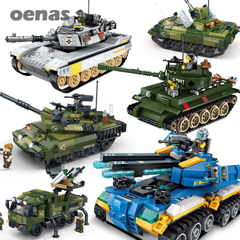

Military war battle main tank armored car model toys building block bricks compatible Legoed children kids toy boys gift