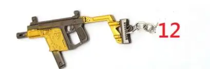 Смешанная игра CS GO PLAYERUNKNOWNS BATTLEGROUNDS брелок PUBG AK47 AWM M24 KAR 98K оружие chaviro мужские ювелирные изделия оптом - Цвет: 12
