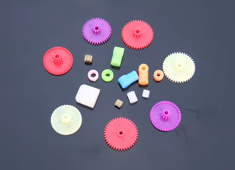 

18pcs/lot K878 0.4 Module Gears and Parts Suit Colorful DIY Model Making Parts Package Free Shipping Russia