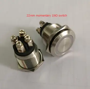 

Screw terminal Micro trip momentary normally open Anti vandal switch Ring illumination 22MM push button switch