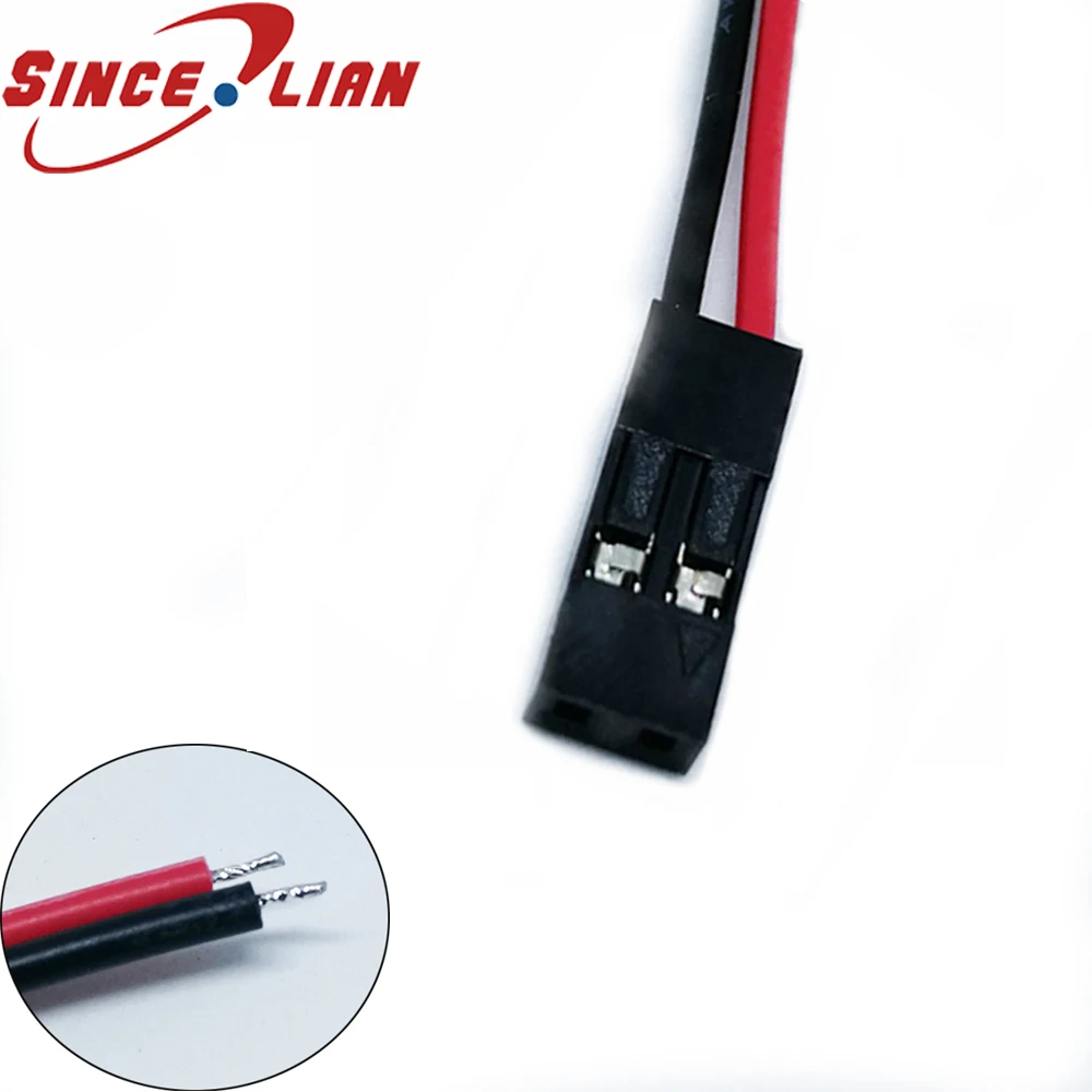 

SINCILIAN 100pcs Jumper Wire Dupont Line 10cm Single Head 2.54mm 1Pin 2Pin Dupont connector cable electric Dupont Header cable