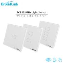 Broadlink Smart Home Беспроводной Wi-Fi пульт для Управление комплект TC2 дистанционный переключатель освещения Беспроводной Управление; Rm Pro+ домашней автоматизации