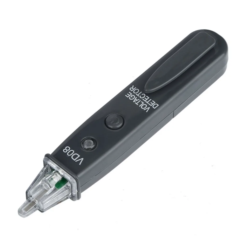 Бесконтактный детектор напряжения/электрический детектор ручка с светодиодный светильник Кнопка AC цепи и Напряжение инструмент Тестер Напряжения Ручка Комплект