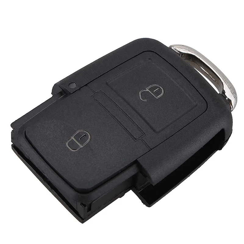 Mayitr 2 Button Flip Remote Key Fob Case Shell Repair Part For V W T