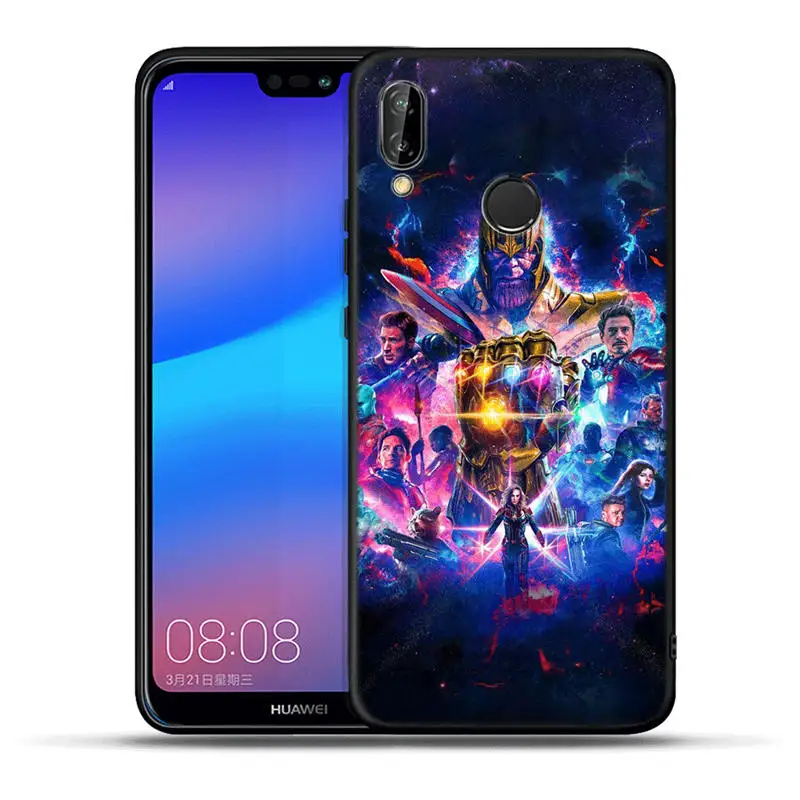 Чехол для huawei mate 20 10 P30 P20 P10 P9 P8 Lite Pro P Smart чехол Черная пантера Marvel Deadpool Thanos - Цвет: H1214