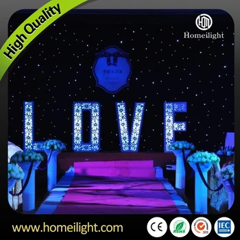 

4x6m LED Star Cloth Blue and White Mix Color Star Curtain for Wedding Stage