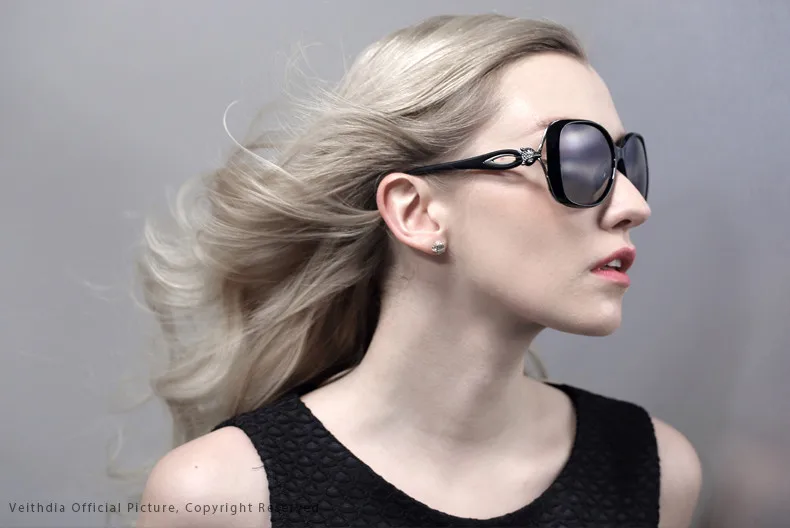 VEITHDIA Retro TR90 Sun glasses Polarized Luxury Ladies Brand Designer Women Sunglasses Eyewear oculos de sol feminino 7022 Women's Glasses