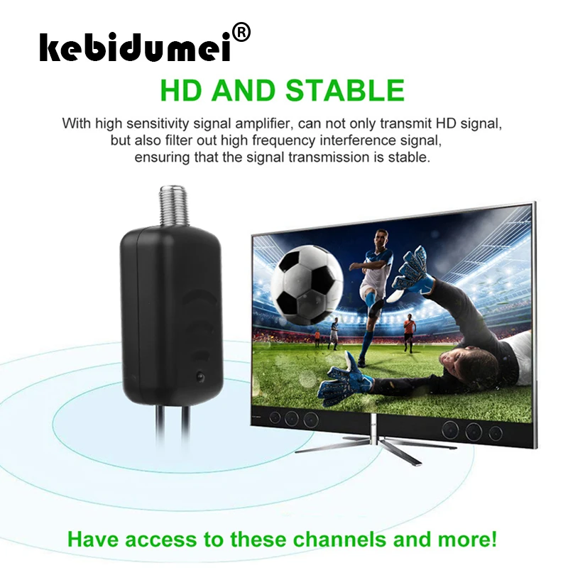 Усилитель ТВ сигнала kebidumei с USB питанием, порт F, ТВ порт 1080P, Усилитель ТВ сигнала HD, кабельный усилитель, усилитель антенны|Телевизионные антенны| | АлиЭкспресс