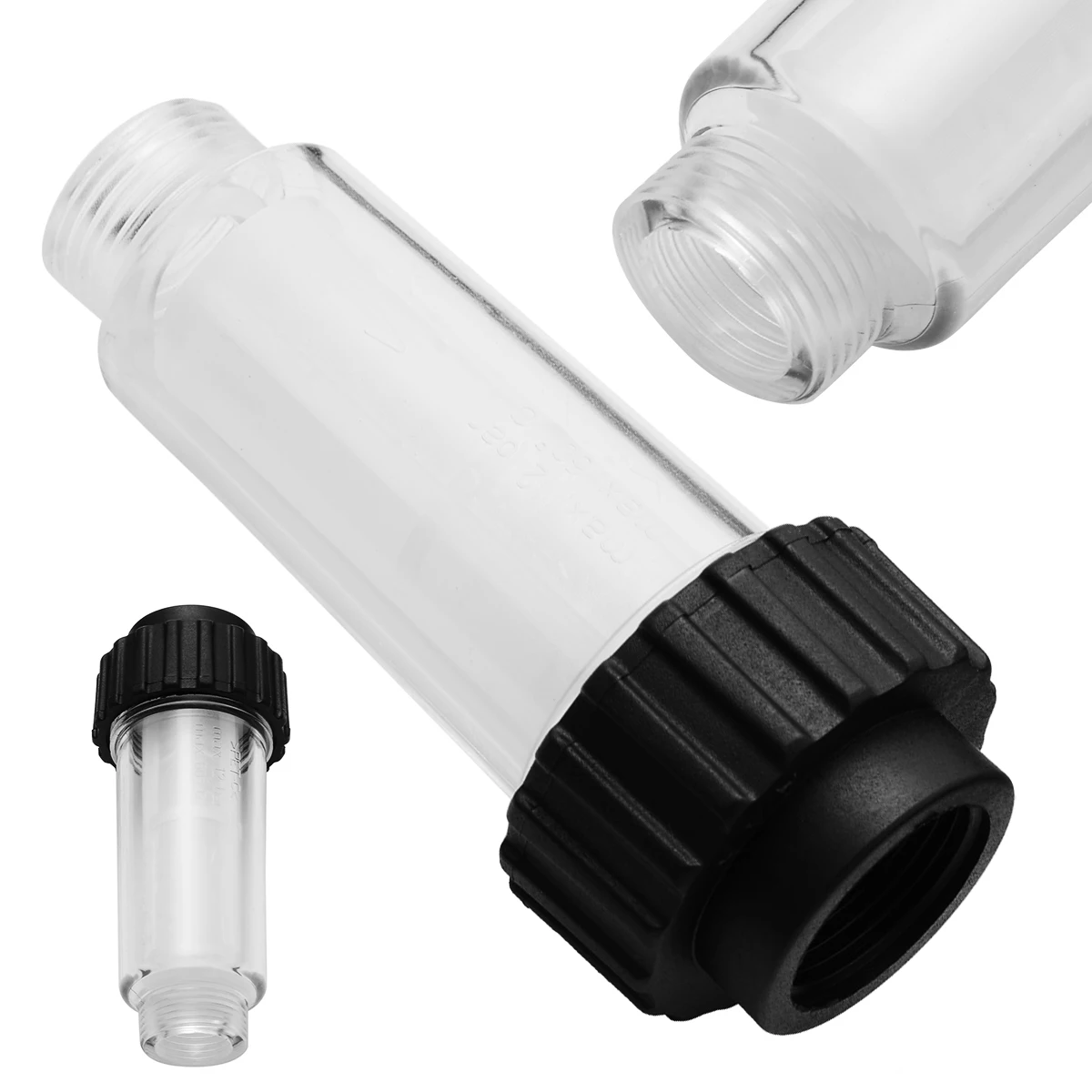 Mayitr 1 Set High Pressure Washer Jet Wash In Line Water Filter Cleaner For Cleaning Machine 3 / 4'' Connection High Quality