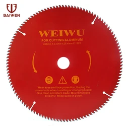 Disque de coupe de lame de scie circulaire 10 "250mm 60/80/120 dents TCT, pour la découpe de bois et d'aluminium, etc. 