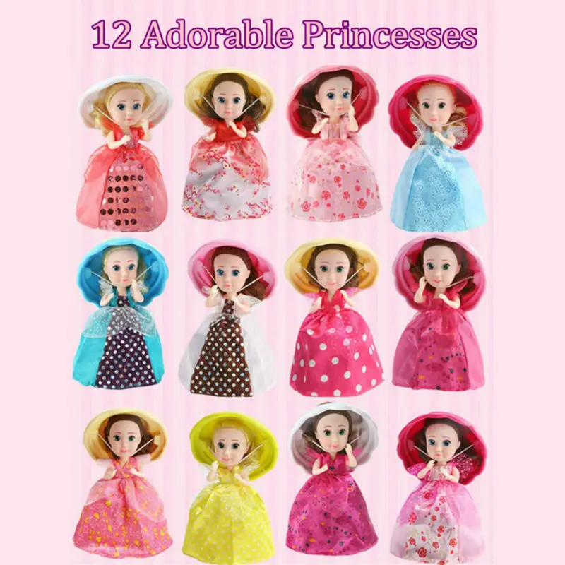 

Surprise Cupcake Princess Doll Deformable Dolls Girl Beautiful Cute Birthday Present Mini Cake Doll Toys for Children