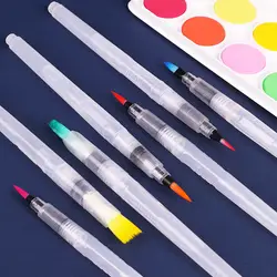 1 шт Портативный Краски кисть Акварельная карандаш мягкий воды Цвет перезаправляемый с кисточкой ручка для живописи, рисования