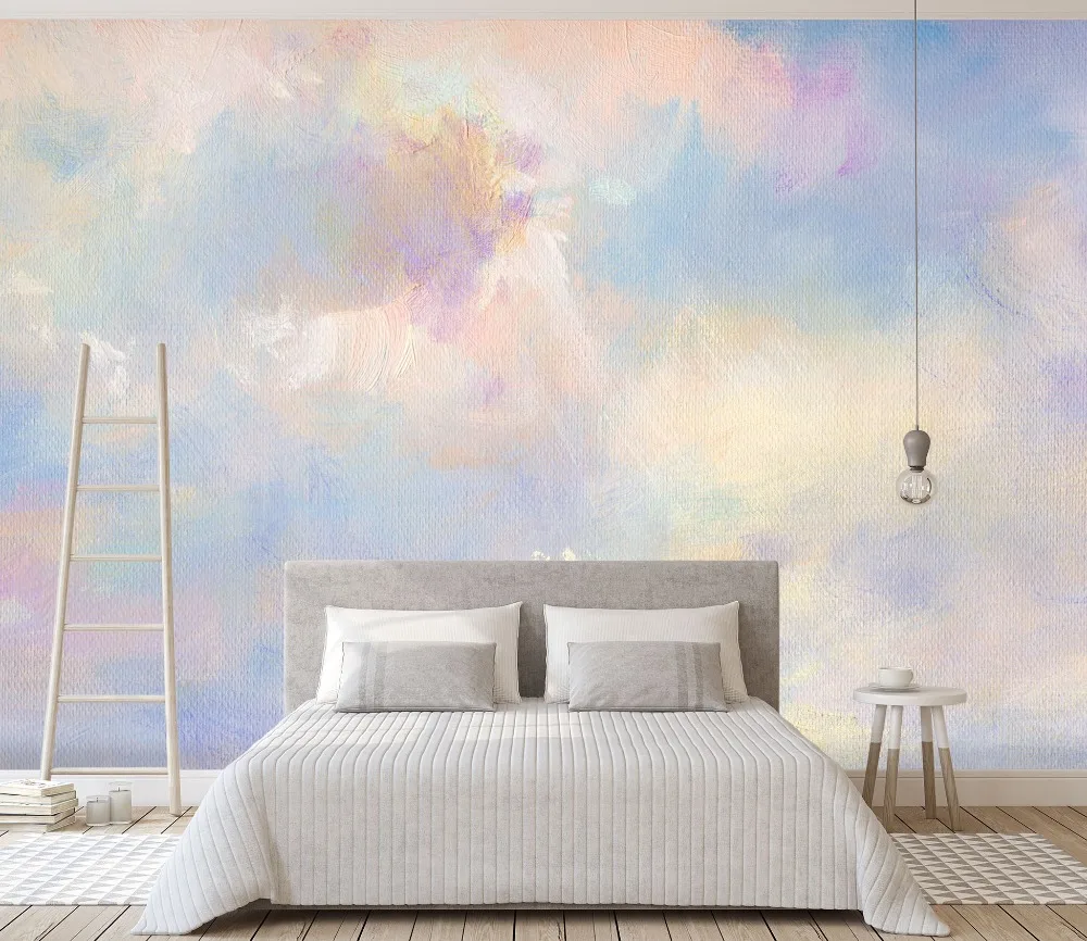 

[Self-Adhesive] 3D Dreamy Cloud Sky 11 Wall Paper mural Wall Print Decal Wall Murals