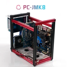 QDIY PC-JMK8 продукт ATX/Micro ATX алюминиевые строительные блоки DIY Вертикальный корпус компьютера