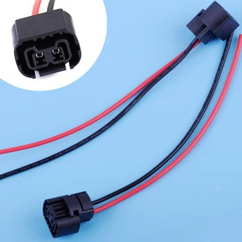 

CITALL 2pcs Universal 5202 5201 H16 Fog Light DRL Retrofit Female Socket Adapter Connector Wiring Harness