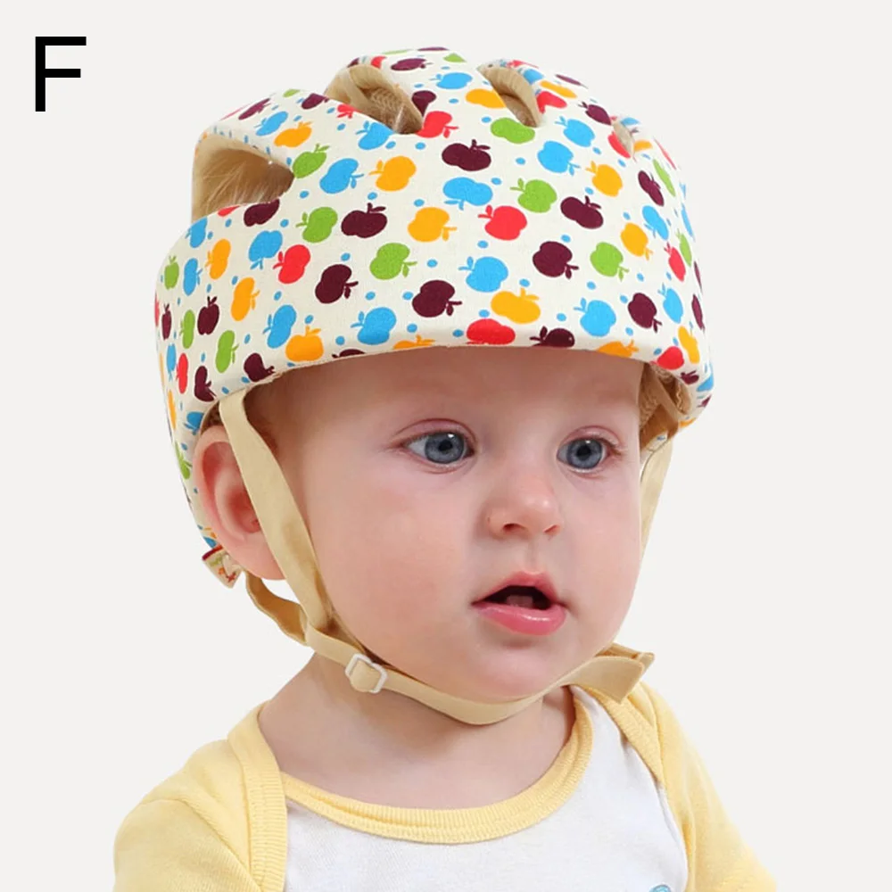 Регулируемый защитный шлем для младенцев, защитная анти-шоковая пена, детская шапка для младенцев, шлемы для ползания, прогулок, защита для головы - Цвет: MZ3394F5