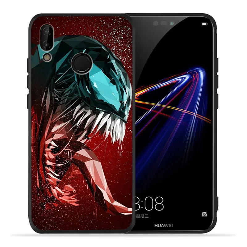 Роскошный чехол Marvel joker venom для huawei P8 P10 P20 P30 mate 10 20 Honor 8 8X 8C 9 10 Lite Plus Pro Чехол Coque Etui Funda cat - Цвет: H1284