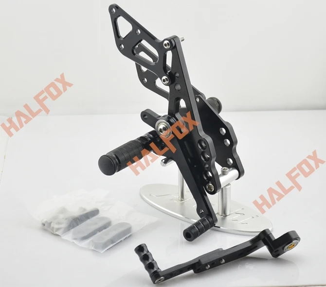 

Black CNC Rearset Foot  Pegs Rear Set For SUZUKI GSXR 1000 K9 2009 2010 2011 2012