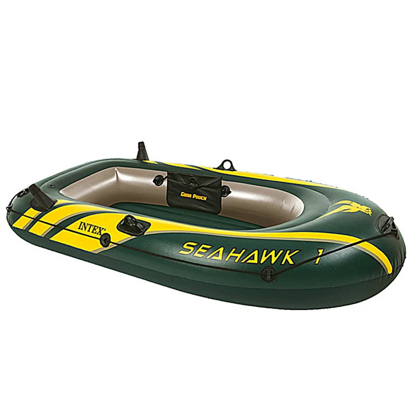 

Original Single inflatable boat 0.43mm PVC hot summer rowboat canoe Drifting dinghy fishing boat 193 * 108 * 38cm