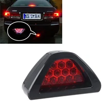 Universal Led Brake Stop Light F1 Style Triangle 12 LED Car Rear Tail Light Reverse Safety Strobe Lamp