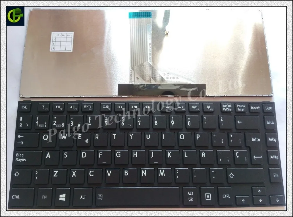 Испанская/латинская клавиатура для Toshiba Satellite C800 C800D C805 C805D C840 C840D C845 C845D M805 черная LA
