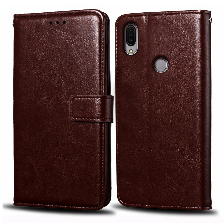 ل Asus Zenfone ماكس برو M1 ZB602KL حالة Asus X00TD حالة جلد الوجه جراب هاتف ل Zenfone ماكس برو M1 ZB601KL غطاء سيليكون