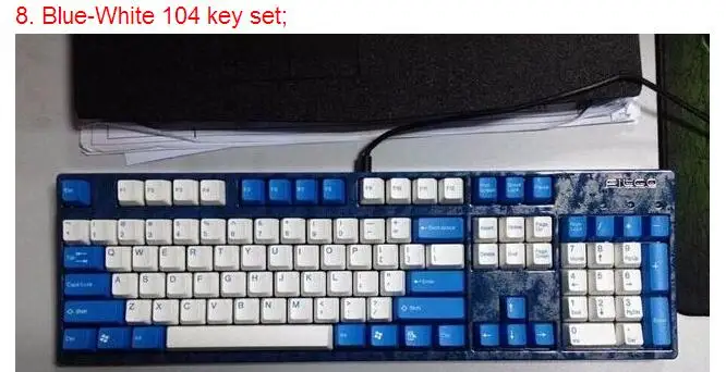 Taihao колпачки для механической клавиатуры cherry mx switch 104 колпачки для ключей Taihao Dolch двойной светильник гранит keycap OEM