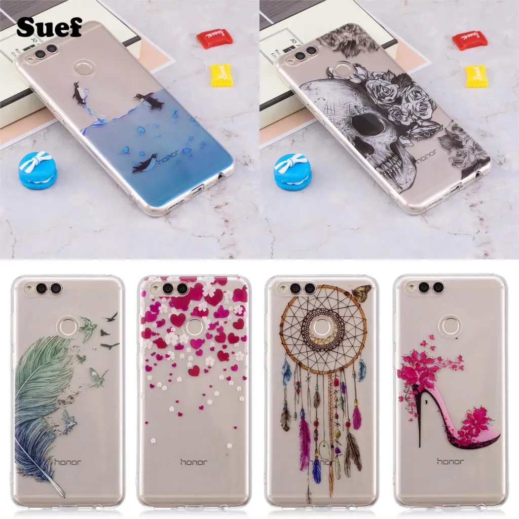 Funda Honor 7C Mobile Case Cover 5.99&quot Huawei Play Phone LND-AL40 LND-AL30 Coque LND TL40 |