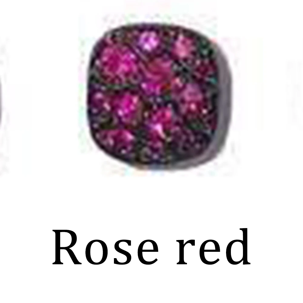 Самые модные дизайнерские брендовые свисающие серьги с карамельным камнем для женщин, роскошное розовое золото, 585 серебро, ювелирное изделие, смешанный свой собственный стиль, бижутерия - Окраска металла: Rose Red