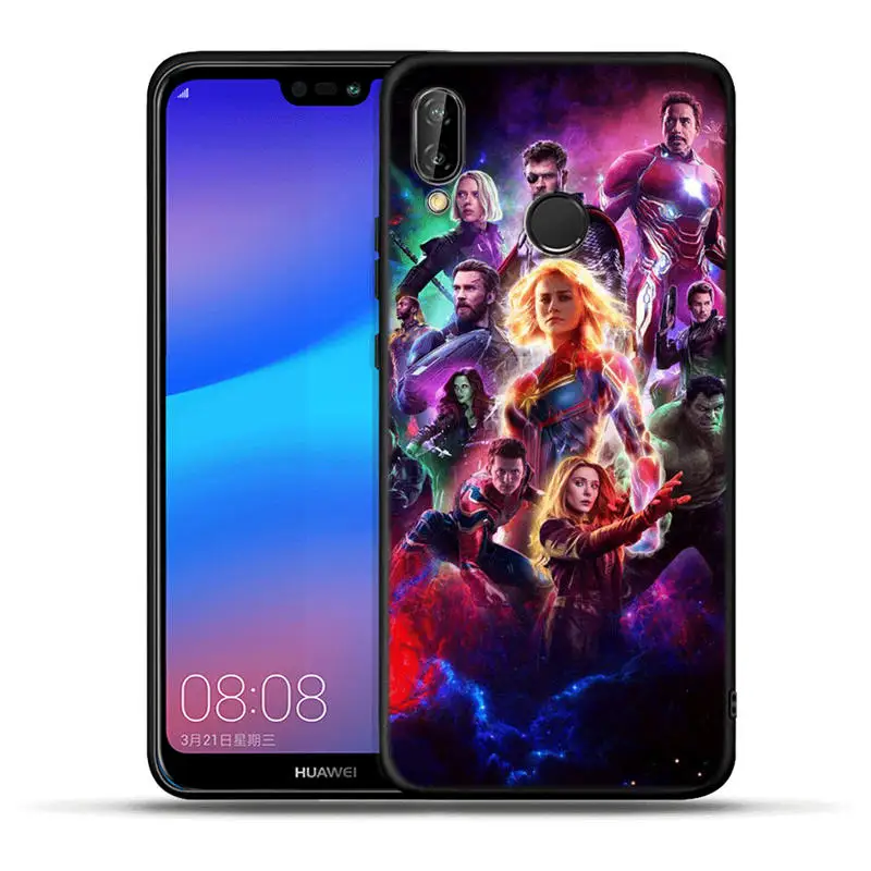 Чехол для huawei mate 20 10 P30 P20 P10 P9 P8 Lite Pro P Smart чехол Черная пантера Marvel Deadpool Thanos - Цвет: H1212