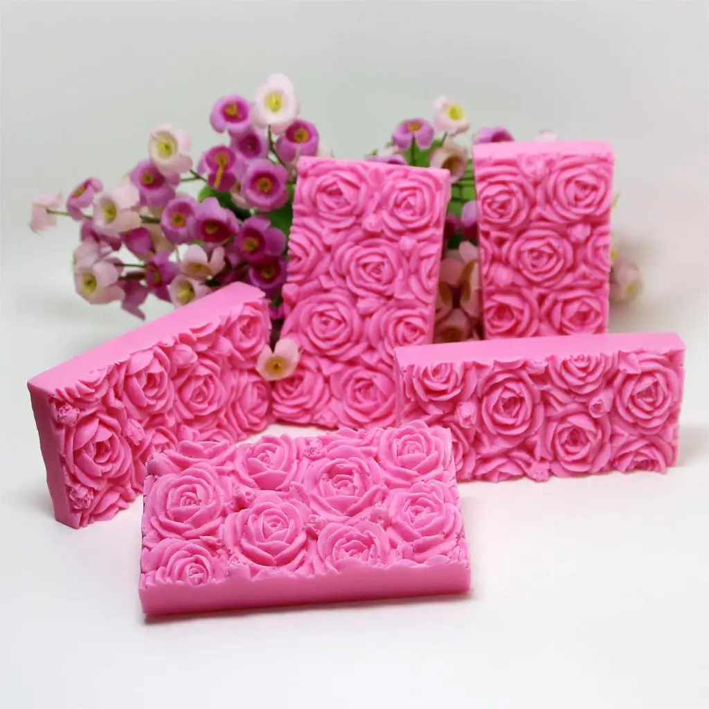 Buy Toast rose silicone mold soap molds craft moulds