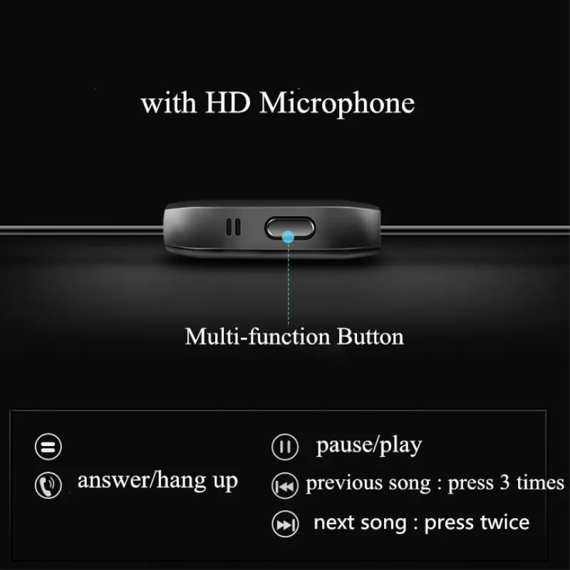 N1 Hifi Earphone Dual Dynamic 8mm Graphene Diaphragm Stereo Earphones with Microphone Bass Headset in ear Earbud 3 5mm Earplug