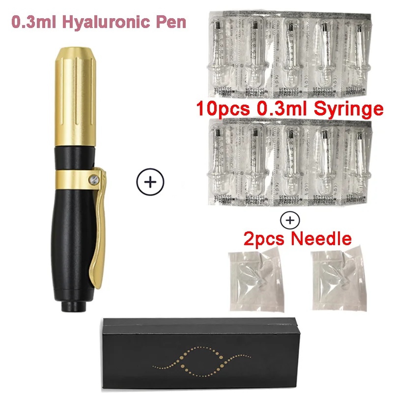 0.3ml hialuron pen Оригинальная Пептидная терапия, ручка с гиалуроновой кислотой, пистолет для инъекций, распылитель, ампула против морщин, шприц, игла с гиалуроникой, ручка 0,3 мл - Номер модели: 0.3ml hialuron pen