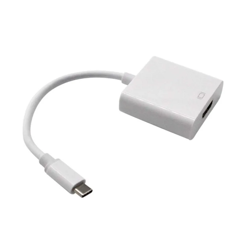 USB 3,1 Тип-C hdmi-кабель, адаптер конвертер для MacBook huawei P30 Smasung S10/9/8 htc ноутбука - Цвет: Белый