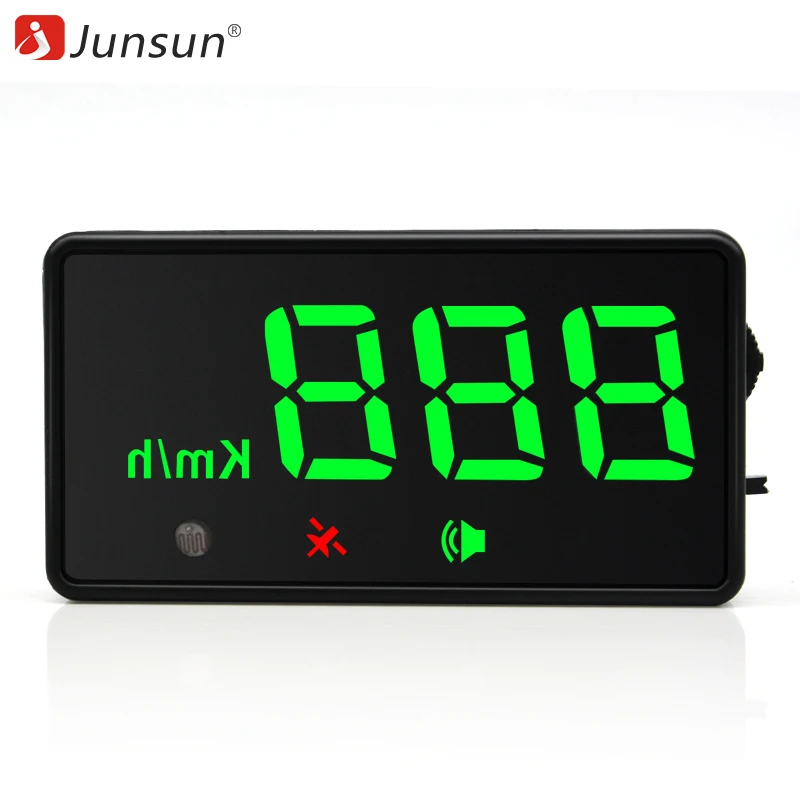 Junsun Universal Car HUD Head up Display GPS Speedometer 3&quot Projector Overspeed Alarm Windshield Speed car display | Автомобили и