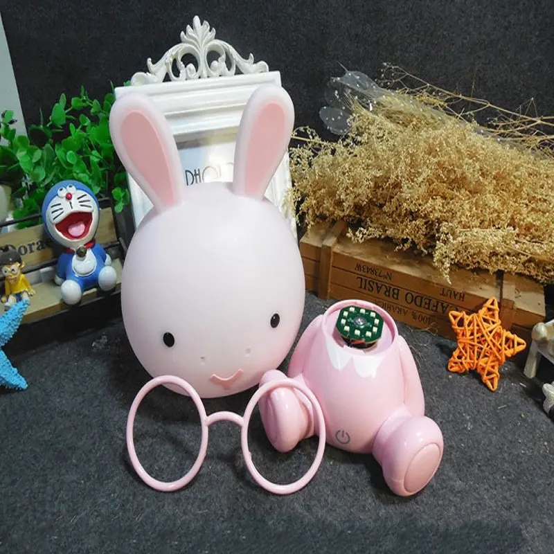 Cartoon Rabbit Lamp Cute Animal Led Children Baby Kids Room USB Led Night Lights Christmas Gift Bed - 33031562559