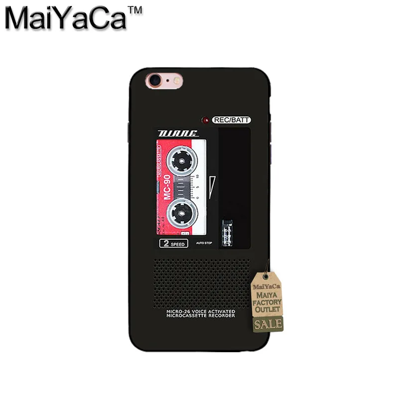 MaiYaCa силиконовый чехол для телефона для iphone 5S 6s 6s plus 7 8 plus 11pro max чехол mixtape винтажная магнитная лента кассета аудио лента чехол для iphone x xs max xr 11pro coque - Цвет: A1