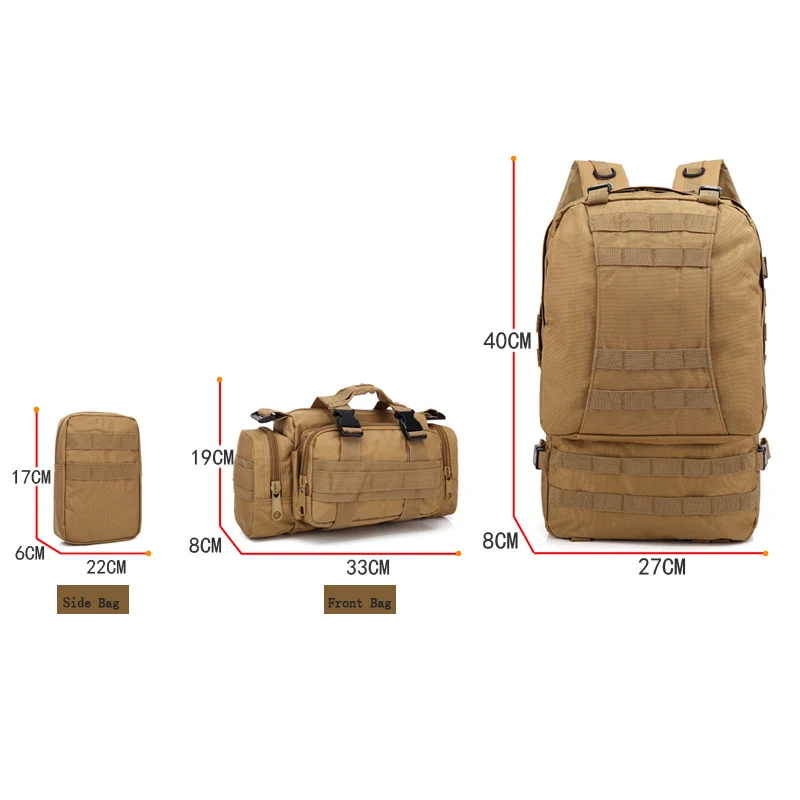 600D Outdoor Backpack Tactical Military Backpack Nylon Climbing mountaineering Backpack Camping Hiking Trekking Rucksack 600D Outdoor Backpack Tactical Military Backpack Nylon Climbing mountaineering Backpack Camping Hiking Trekking Rucksack