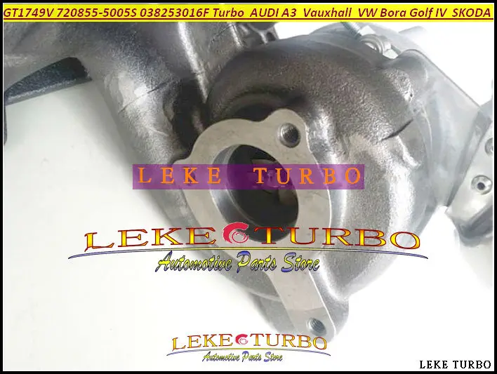 GT1749V 720855 720855-5005S 038253016F Q Turbo Turbocharger For AUDI A3 Vauxhall For Volkswagen VW Bora Golf IV SKODA Octavia ASZ 1.9L TDI (3)