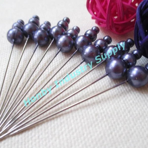 Buy Triple heads pearl decorative straight pin from