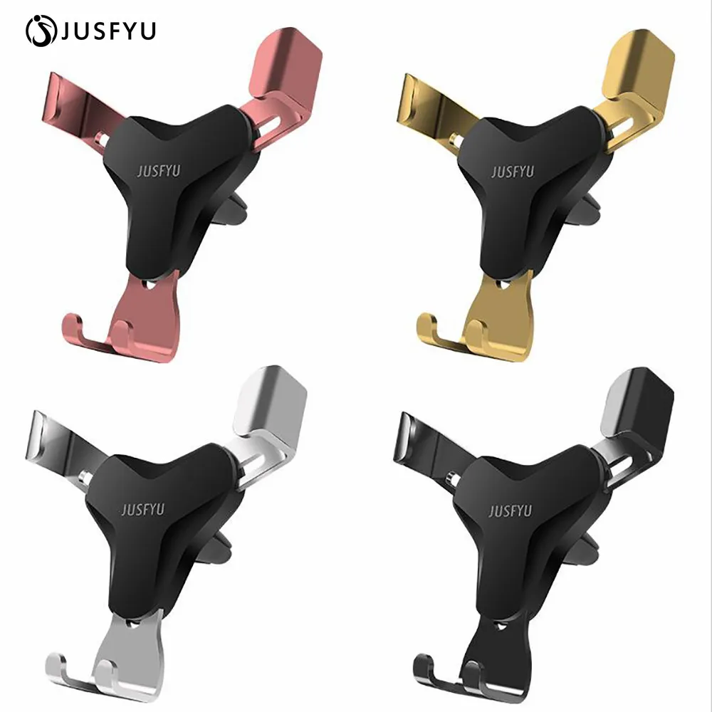 

Car Phone Holder Universal Air Vent Mount Clip Cell Holder For Phone In Car No Magnetic Mobile Phone GPS Stand Holder Smartphone